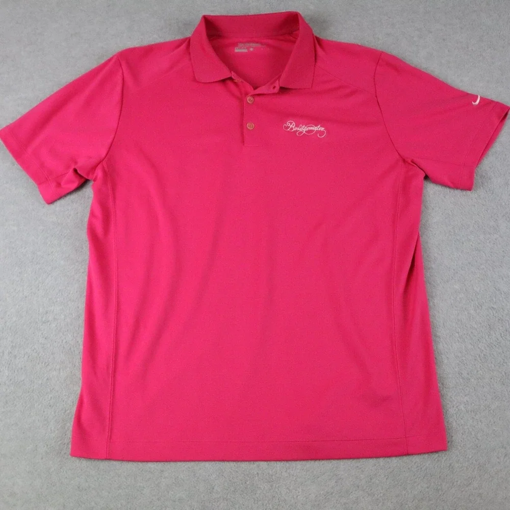 Nike Golf Polo Shirt‎ Mens Large Dri-Fit Tour Performance Bridgewater Golf Club